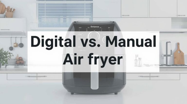 digital vs manual air fryer